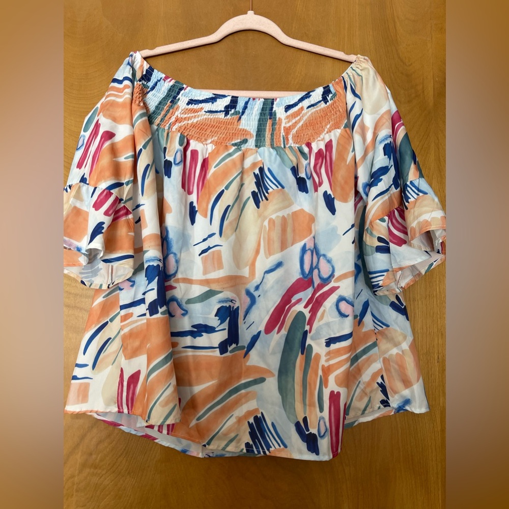 Fun off the shoulder top!